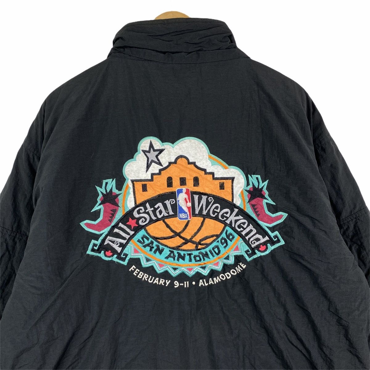 NBA × Vintage VINTAGE NBA ALL STAR WEEKEND SAN ANTONIO 96 ZIPPER JACKET Size US XL / EU 56 / 4 - 6 Thumbnail