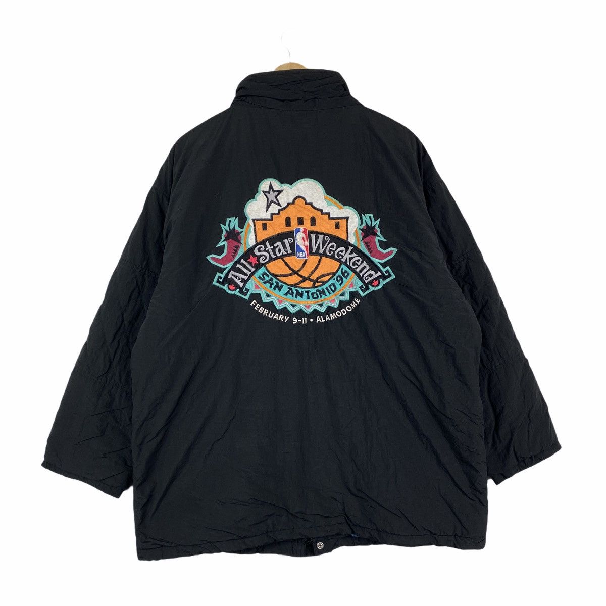 NBA × Vintage VINTAGE NBA ALL STAR WEEKEND SAN ANTONIO 96 ZIPPER JACKET Size US XL / EU 56 / 4 - 2 Thumbnail