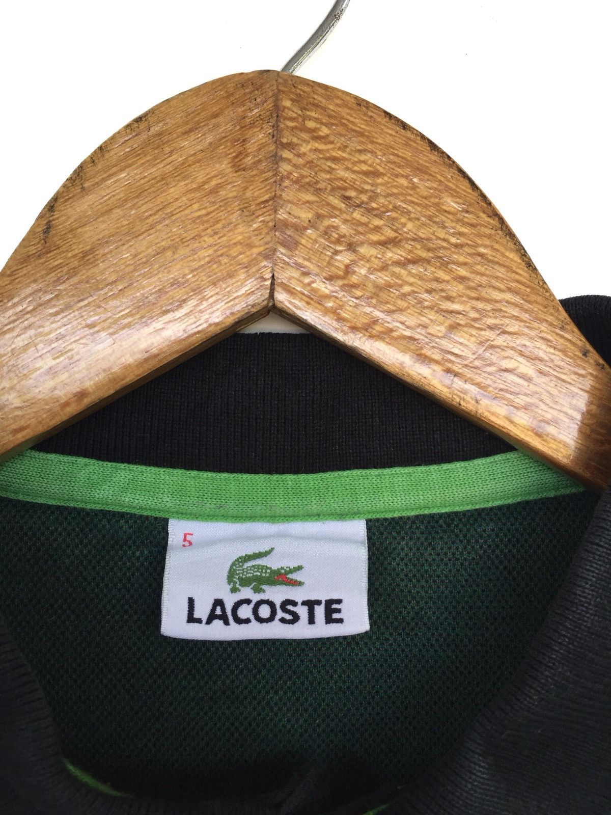 Lacoste 90s Lacoste 🇫🇷 ™️ Logo Diamond Cult Polo LS Shirt Size US L / EU 52-54 / 3 - 4 Thumbnail