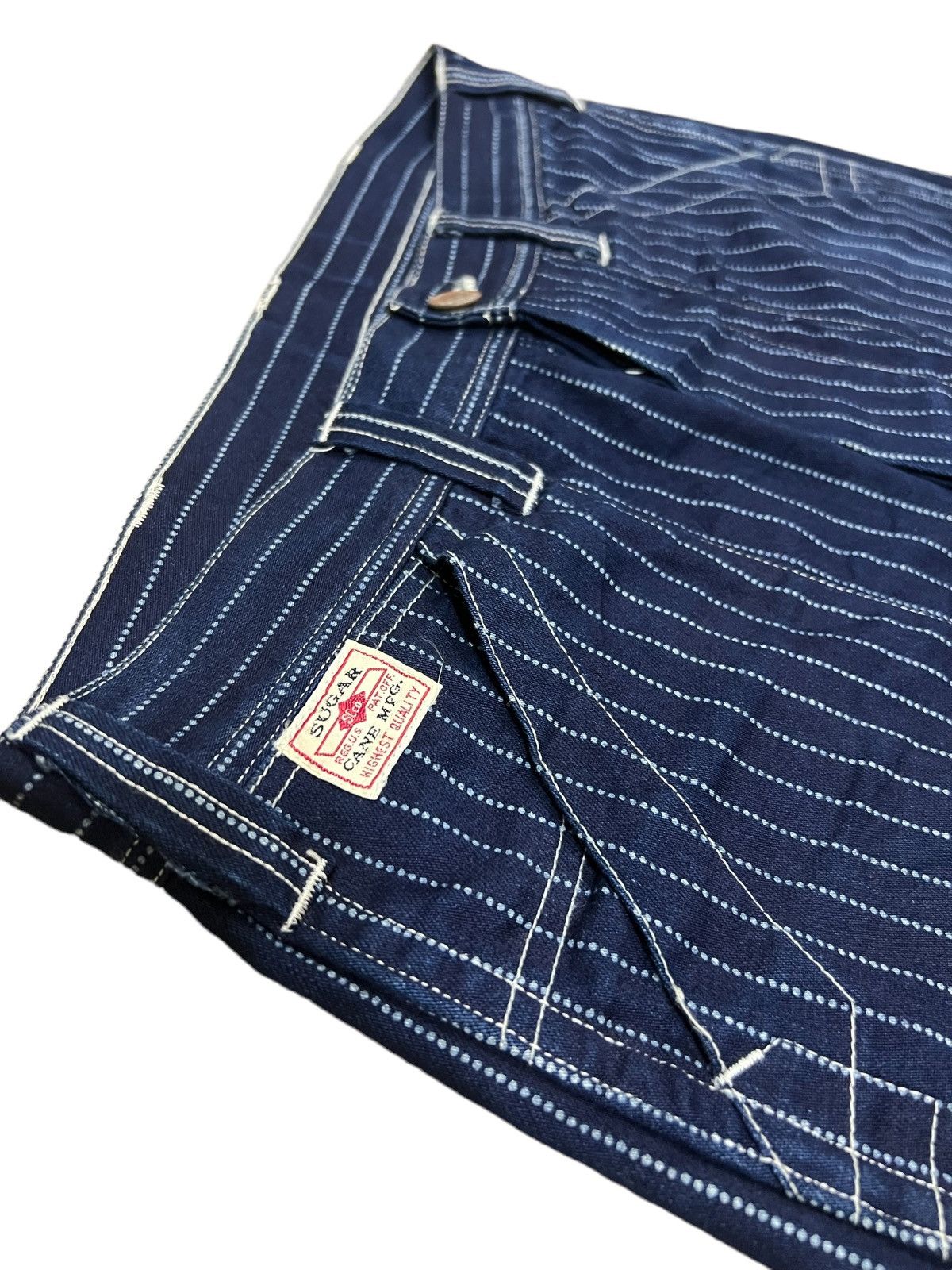 Buzz Rickson's GRAIL🔥OG Sugar Cane 🇯🇵 Worker Wabash Denim Size US 29 - 3 Thumbnail