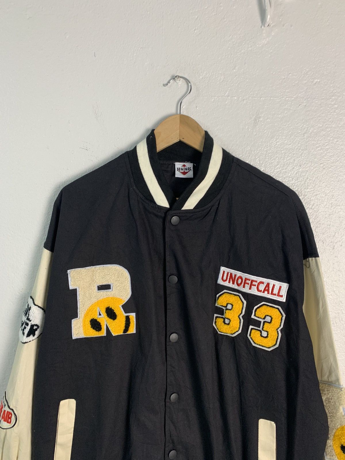 Japanese Brand Hook Unoffcall 33 Varsity Jacket Size US L / EU 52-54 / 3 - 4 Thumbnail
