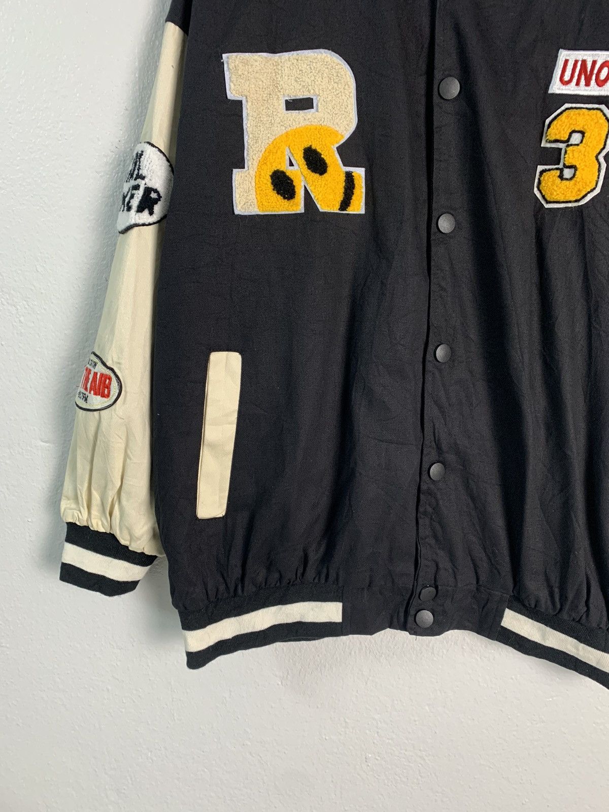 Japanese Brand Hook Unoffcall 33 Varsity Jacket Size US L / EU 52-54 / 3 - 3 Thumbnail