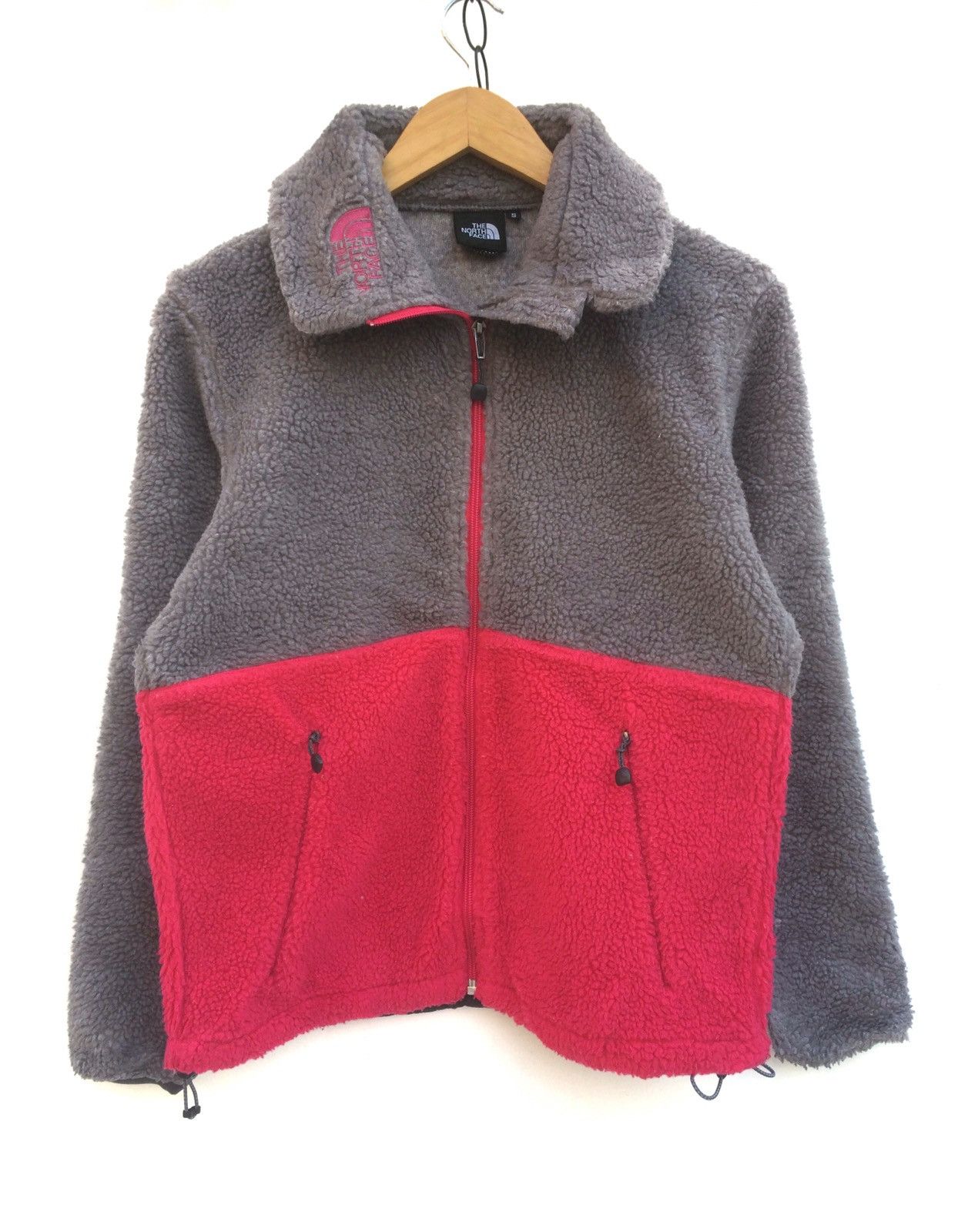 The North Face TNF Trademark Logo Two Tones Fleece Zipper Jacket Size US S / EU 44-46 / 1 - 1 Thumbnail