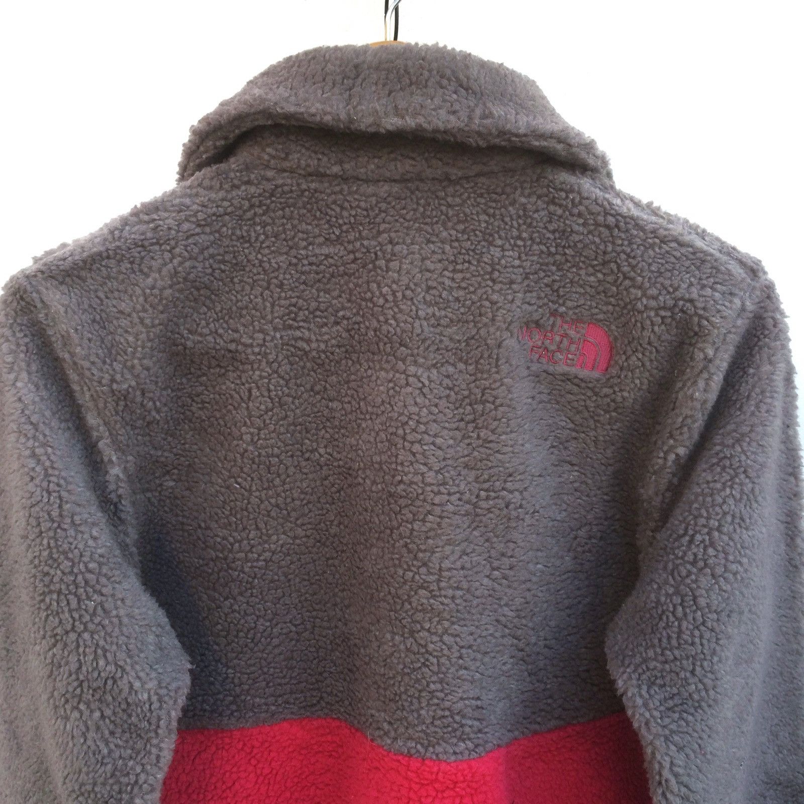 The North Face TNF Trademark Logo Two Tones Fleece Zipper Jacket Size US S / EU 44-46 / 1 - 8 Thumbnail