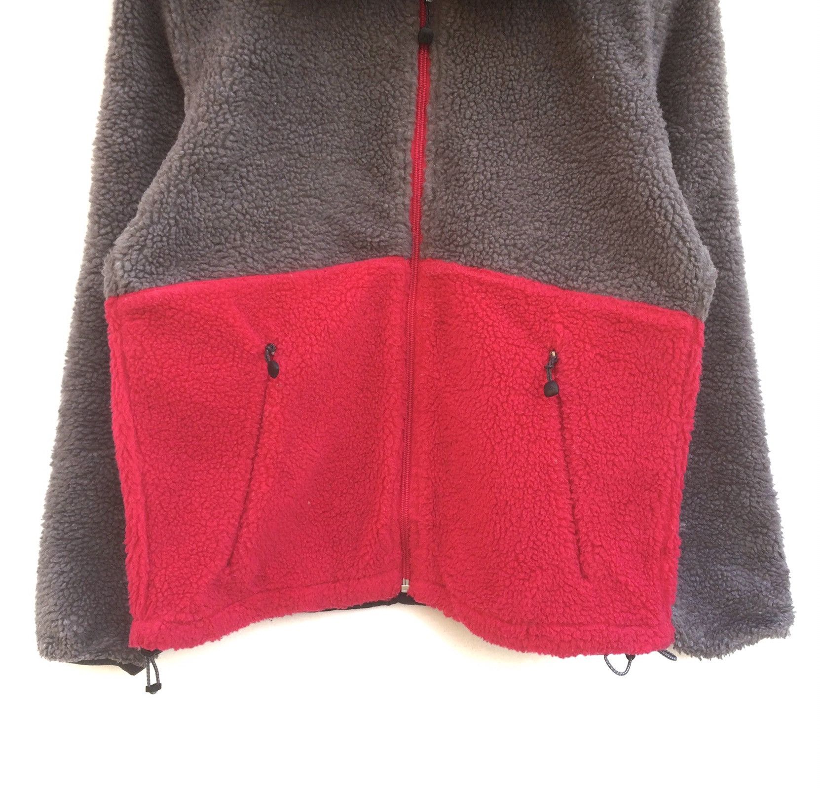The North Face TNF Trademark Logo Two Tones Fleece Zipper Jacket Size US S / EU 44-46 / 1 - 5 Thumbnail