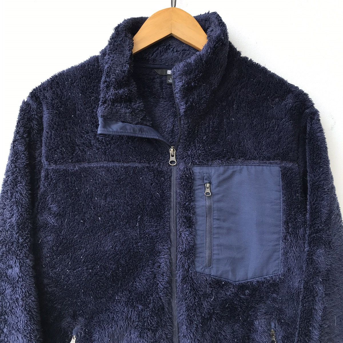 Japanese Brand Japan Retro X Fleece Deep Pile Sweater Jacket Size US L / EU 52-54 / 3 - 2 Thumbnail