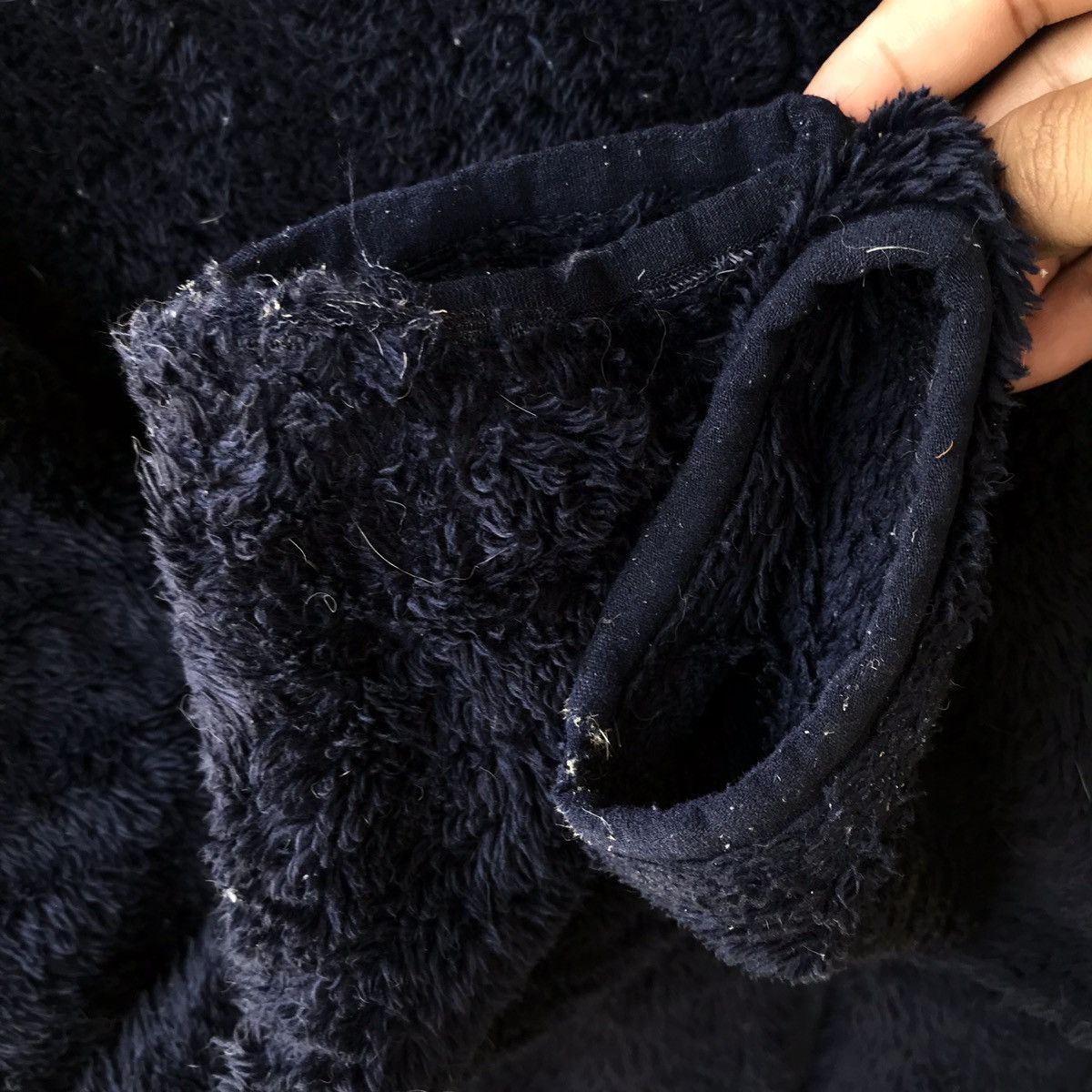 Japanese Brand Japan Retro X Fleece Deep Pile Sweater Jacket Size US L / EU 52-54 / 3 - 5 Thumbnail