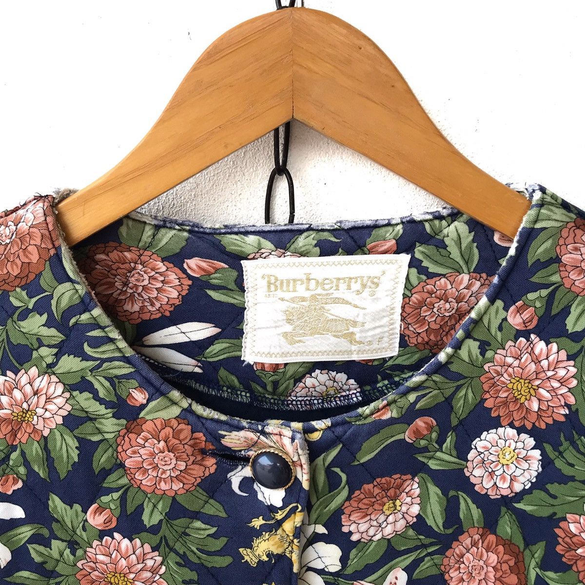 Burberry Prorsum Vtg Burberry Prorsum Floral Diamond Quilted Jacket Size L / US 10 / IT 46 - 3 Thumbnail