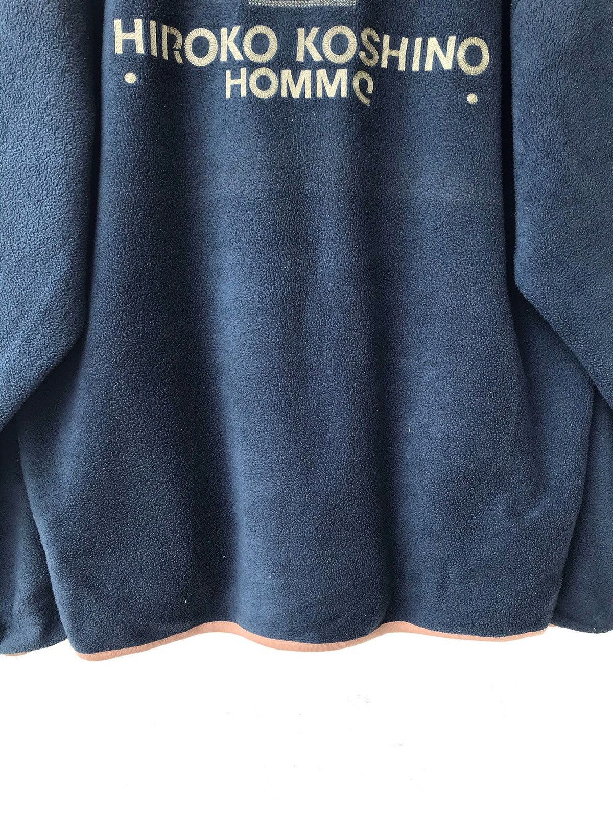 Hiroko Koshino Homme Japan Designer Hiroko Koshino Homme Fleece Zipper Sweater Size US L / EU 52-54 / 3 - 7 Thumbnail