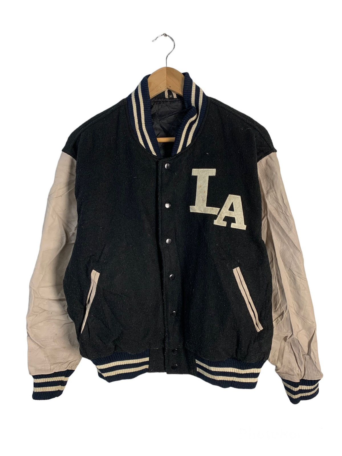 Japanese Brand LA Pasadena Leather Varsity Jacket Size US M / EU 48-50 / 2 - 1 Thumbnail