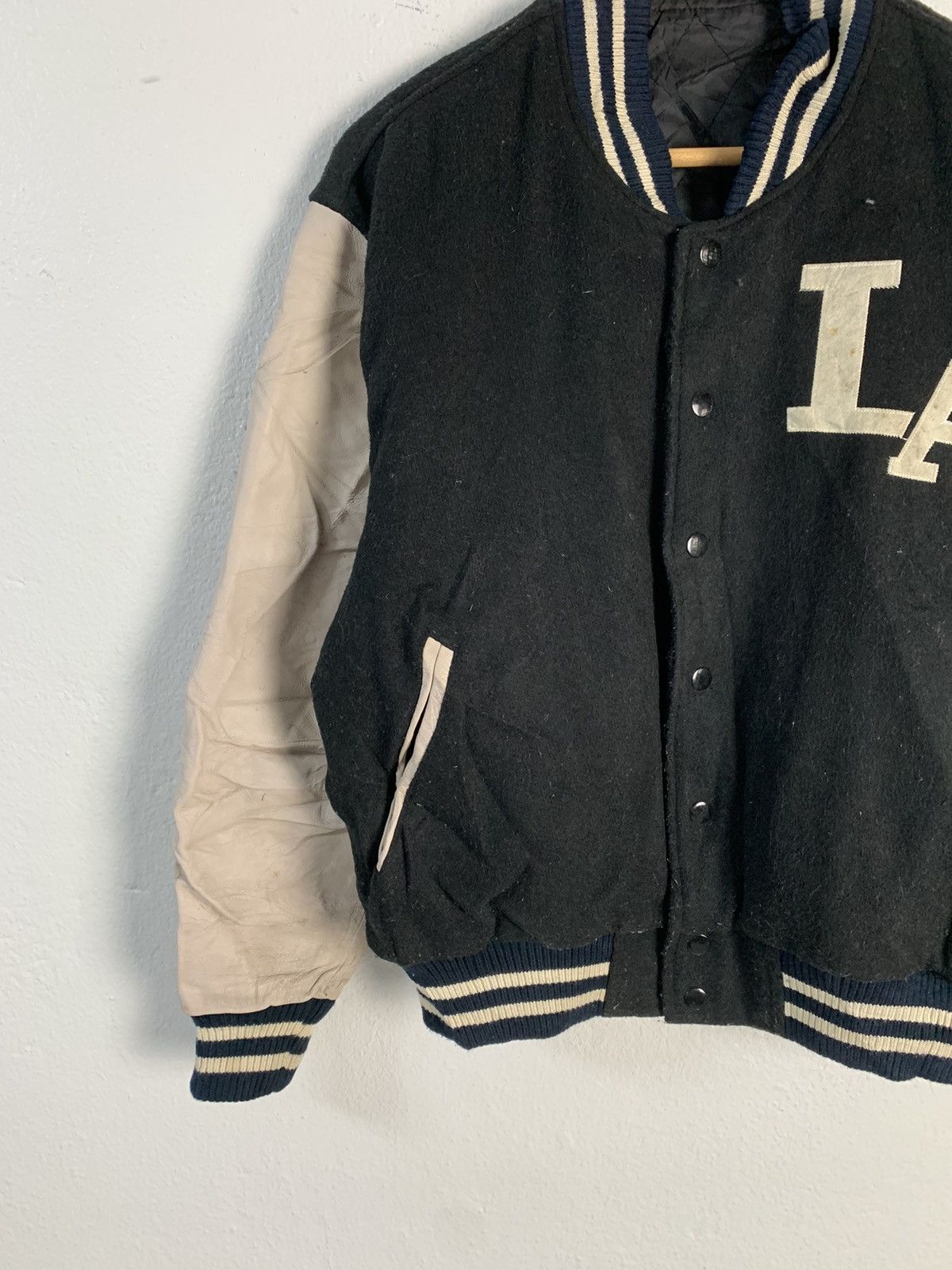 Japanese Brand LA Pasadena Leather Varsity Jacket Size US M / EU 48-50 / 2 - 3 Thumbnail