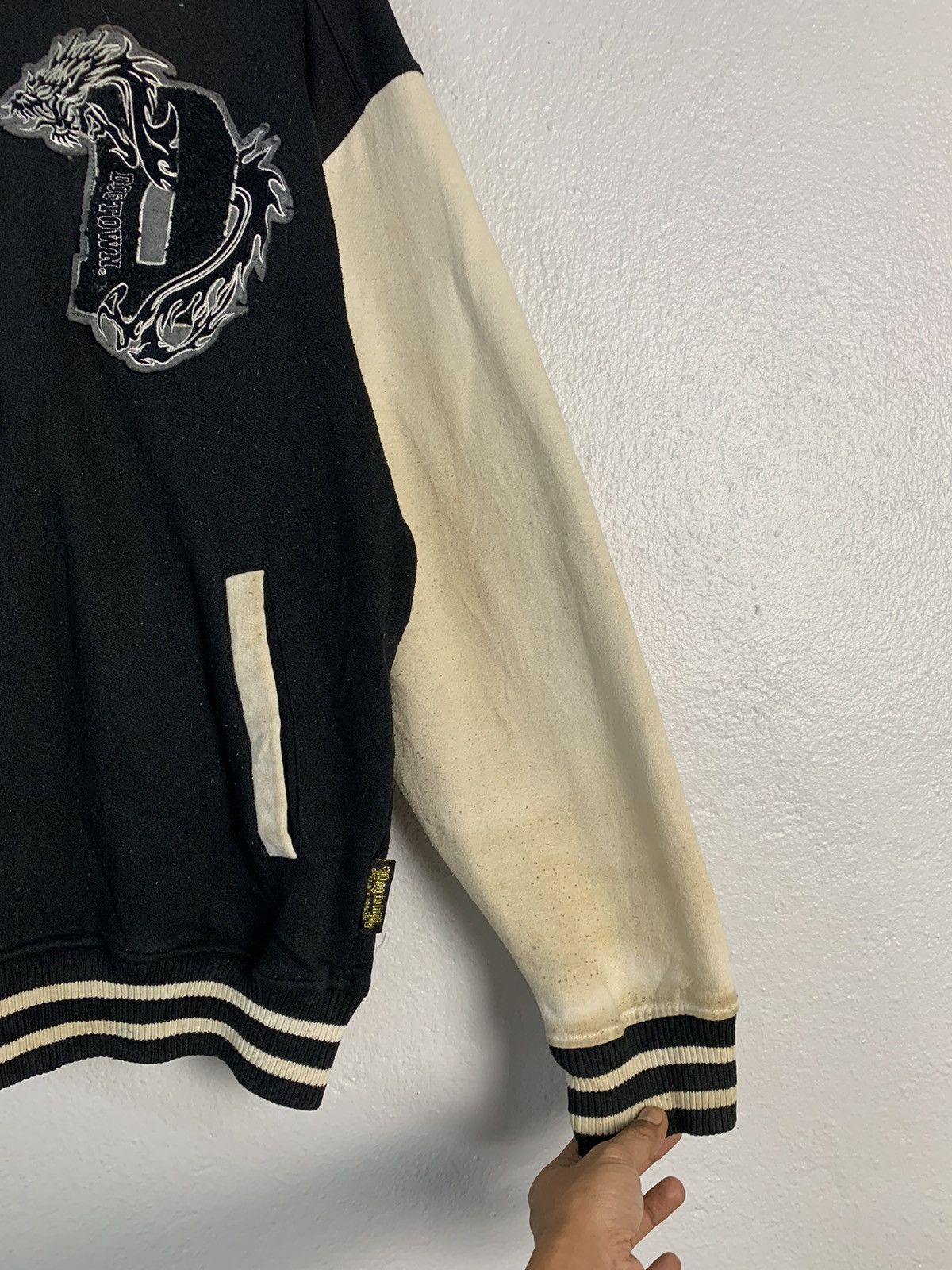 Dogtown Dog Town Black Dragon Big Embroidery Logo Varsity Jacket Size US XL / EU 56 / 4 - 6 Thumbnail