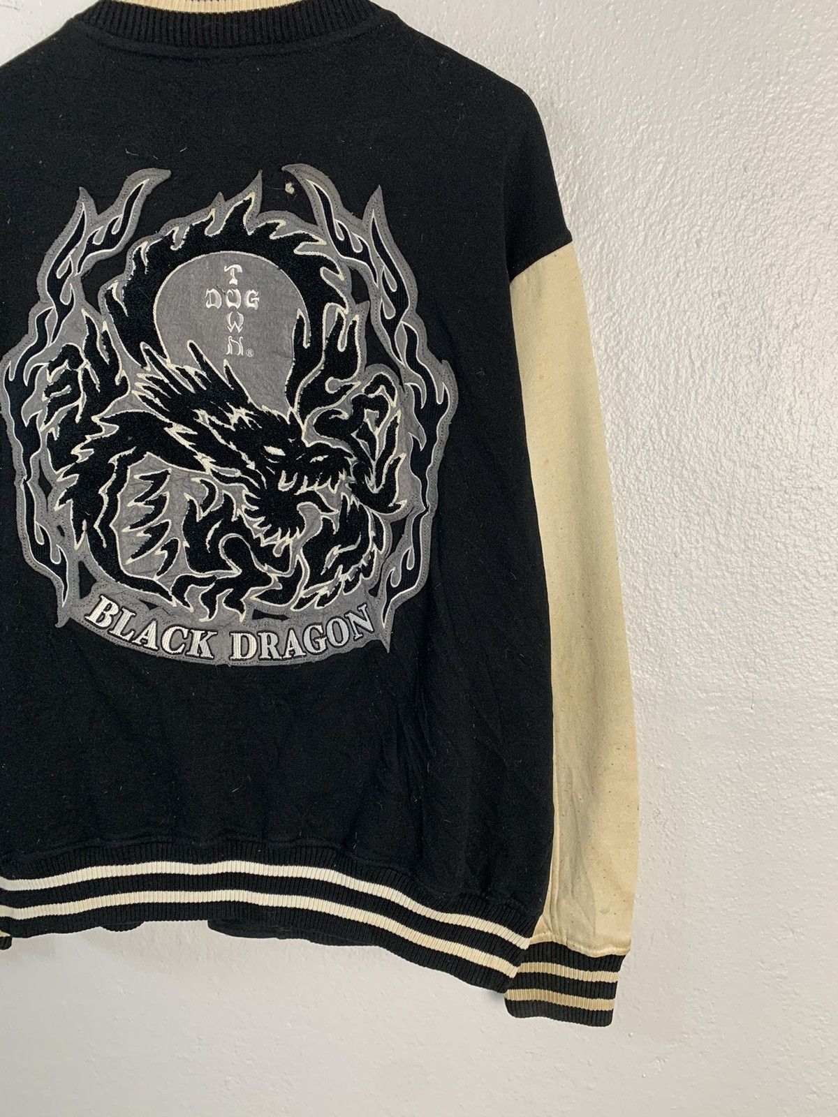Dogtown Dog Town Black Dragon Big Embroidery Logo Varsity Jacket Size US XL / EU 56 / 4 - 12 Thumbnail