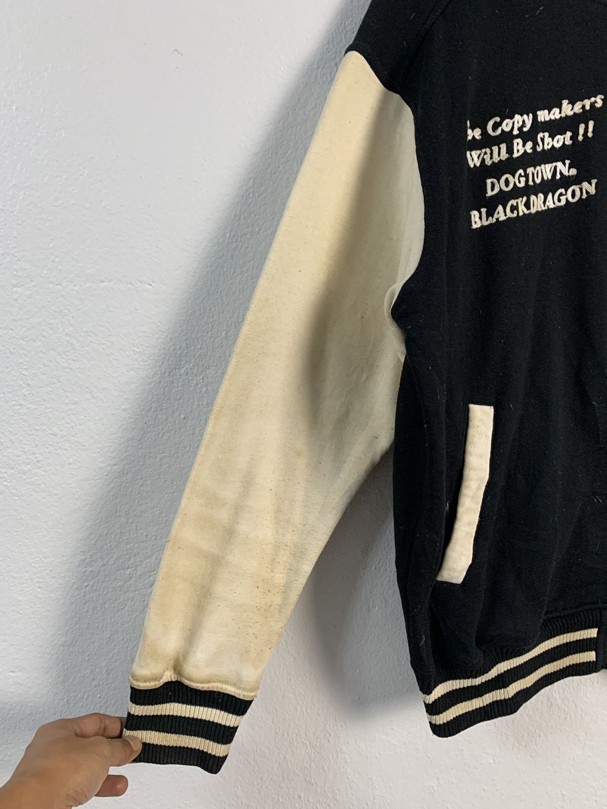 Dogtown Dog Town Black Dragon Big Embroidery Logo Varsity Jacket Size US XL / EU 56 / 4 - 5 Thumbnail