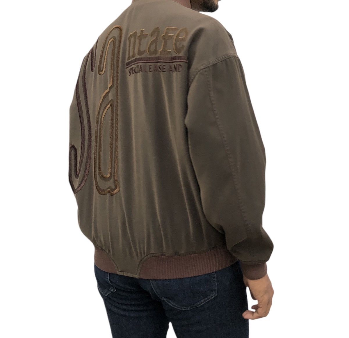 Japanese Brand Santa Fe Smart Ness Bomber Jacket With Embroidery Logo Size US L / EU 52-54 / 3 - 5 Thumbnail