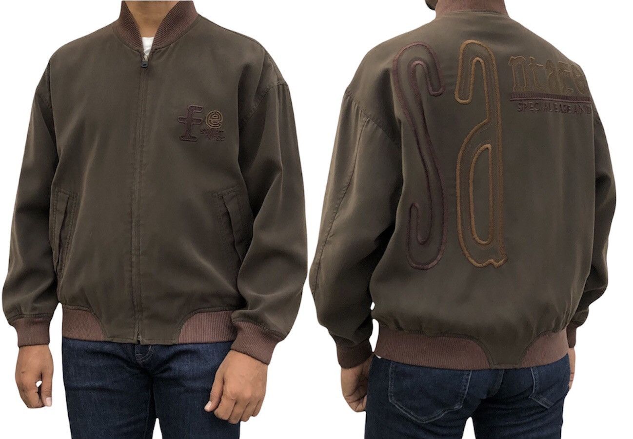 Japanese Brand Santa Fe Smart Ness Bomber Jacket With Embroidery Logo Size US L / EU 52-54 / 3 - 1 Thumbnail