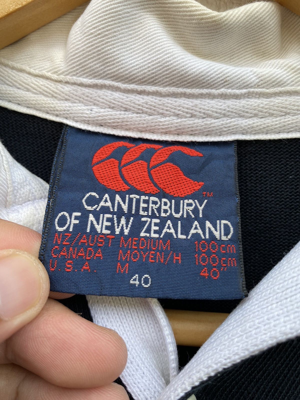 Canterbury of New Zealand Vintage Canterbury of New Zealand All Black rugby polo shirt Size US XL / EU 56 / 4 - 4 Thumbnail