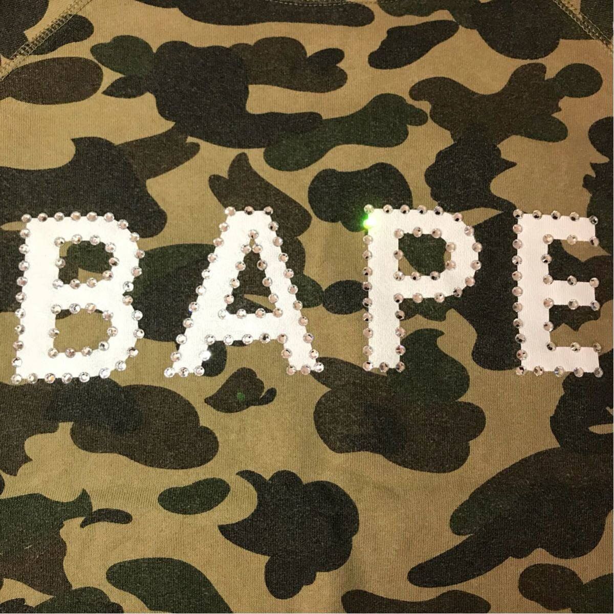 Bape × Swarovski BAPE Swarovski BAPE logo short sleeve sweatshirt 1st camo Size US S / EU 44-46 / 1 - 2 Thumbnail