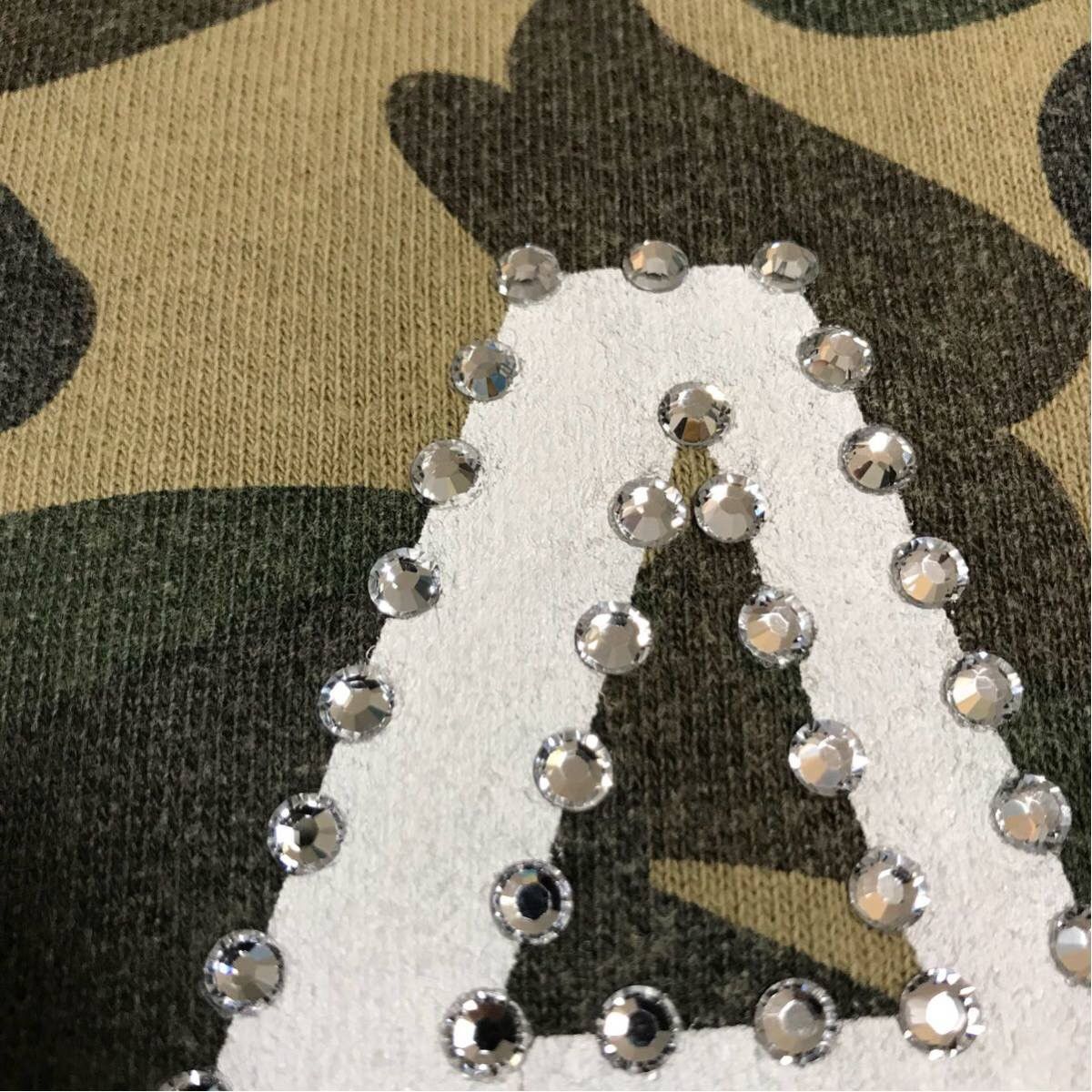 Bape × Swarovski BAPE Swarovski BAPE logo short sleeve sweatshirt 1st camo Size US S / EU 44-46 / 1 - 9 Thumbnail