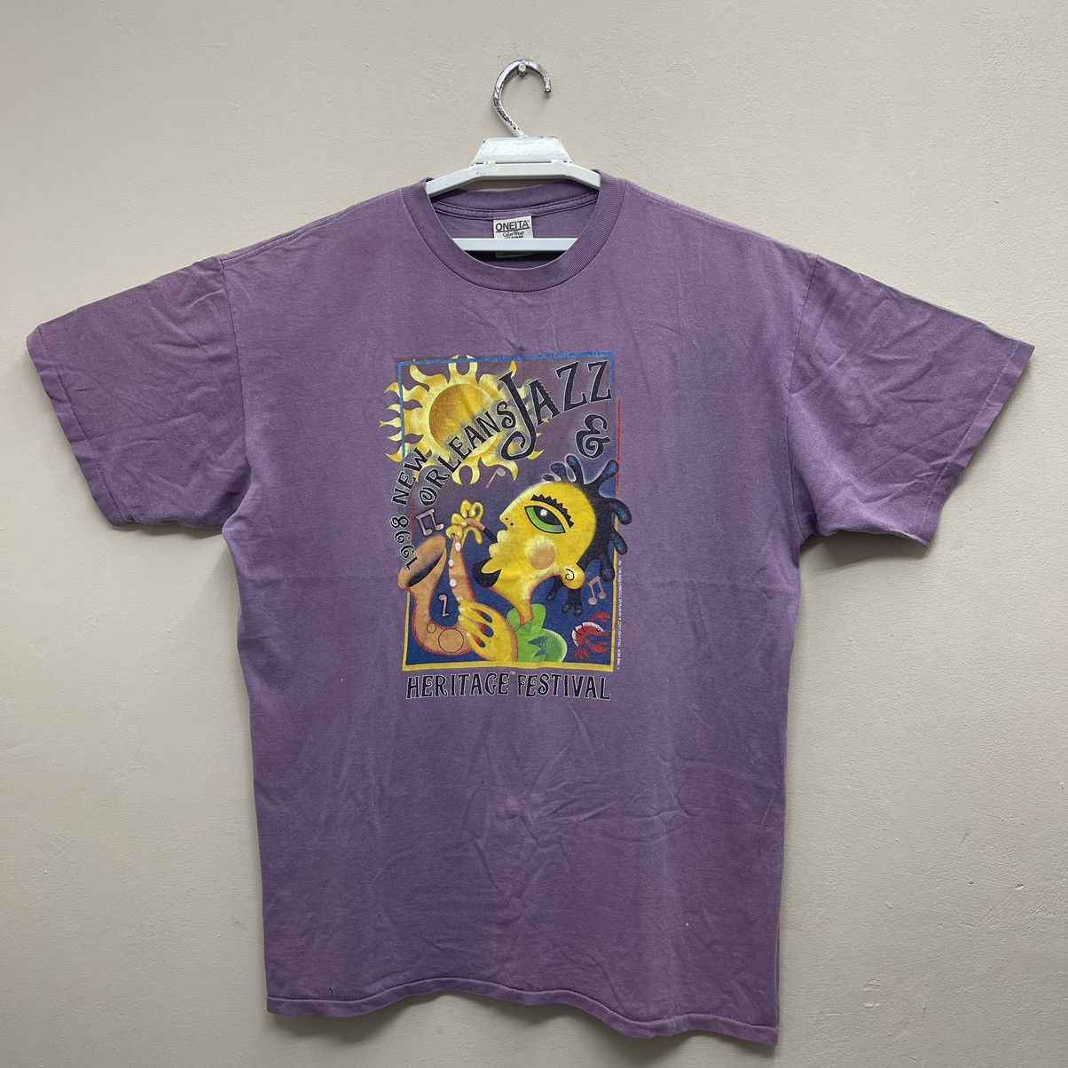 Vintage Vintage 1998 New Orleans Jazz & Heritage Festival Xlarge Size US XL / EU 56 / 4 - 1 Thumbnail