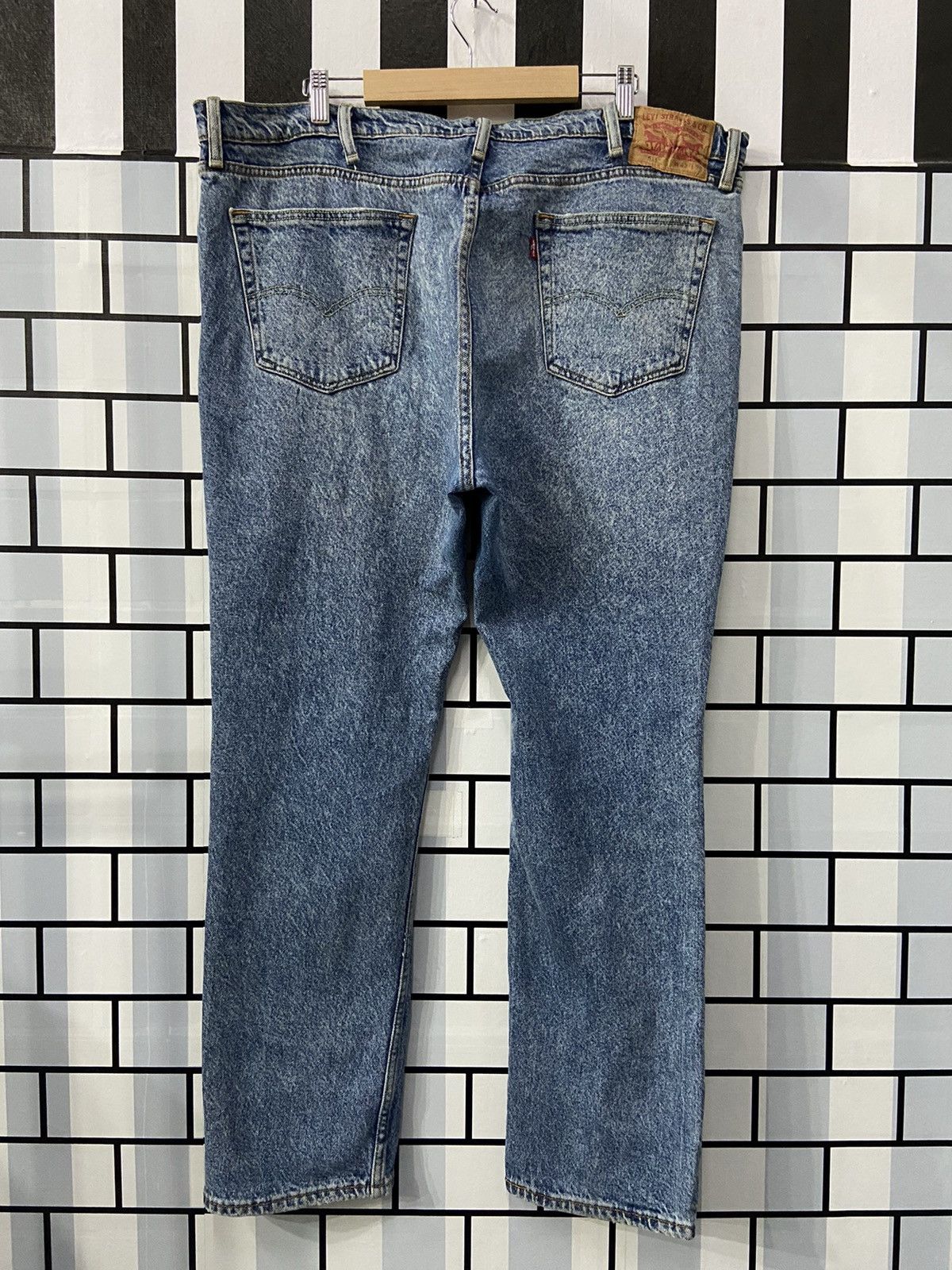 Levi's × Vintage Vintage Levi’s 511 Distressed Blue Wash Denim Pants 42X30 Size US 42 / EU 58 - 2 Thumbnail