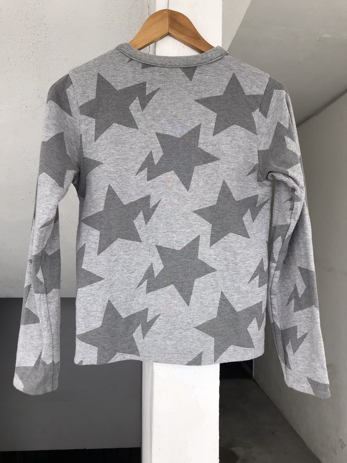 Bape × Nigo Sta Pattern Reversible Long Sleeve Tee Size XXS / US 00 / IT 34 - 8 Thumbnail