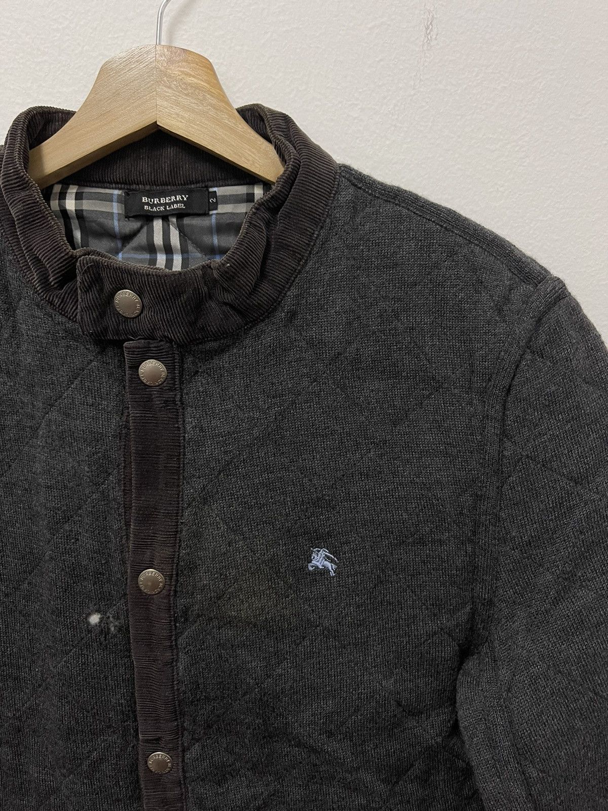 Burberry × Japanese Brand × Vintage Vintage Burberry Nova Check Design Button Up Winter Jacket Size US S / EU 44-46 / 1 - 2 Thumbnail
