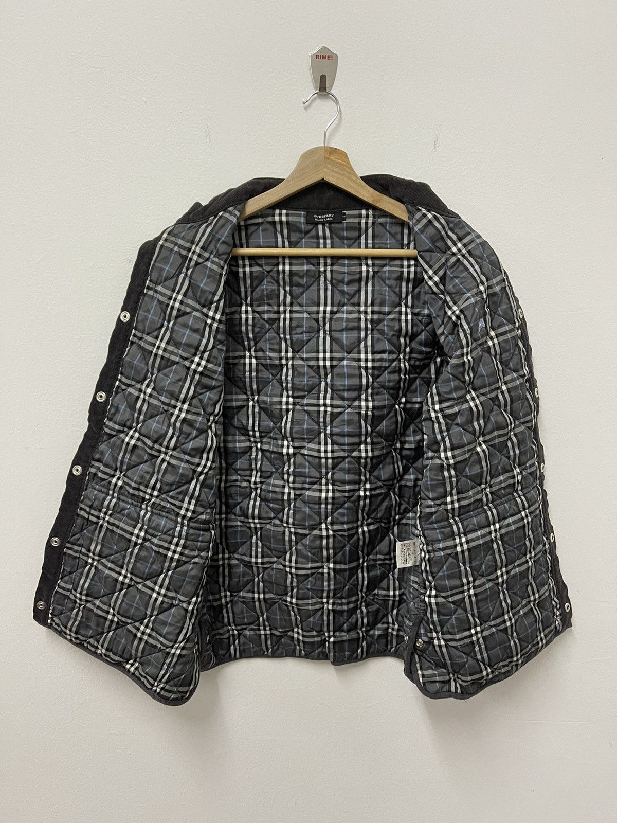 Burberry × Japanese Brand × Vintage Vintage Burberry Nova Check Design Button Up Winter Jacket Size US S / EU 44-46 / 1 - 8 Thumbnail