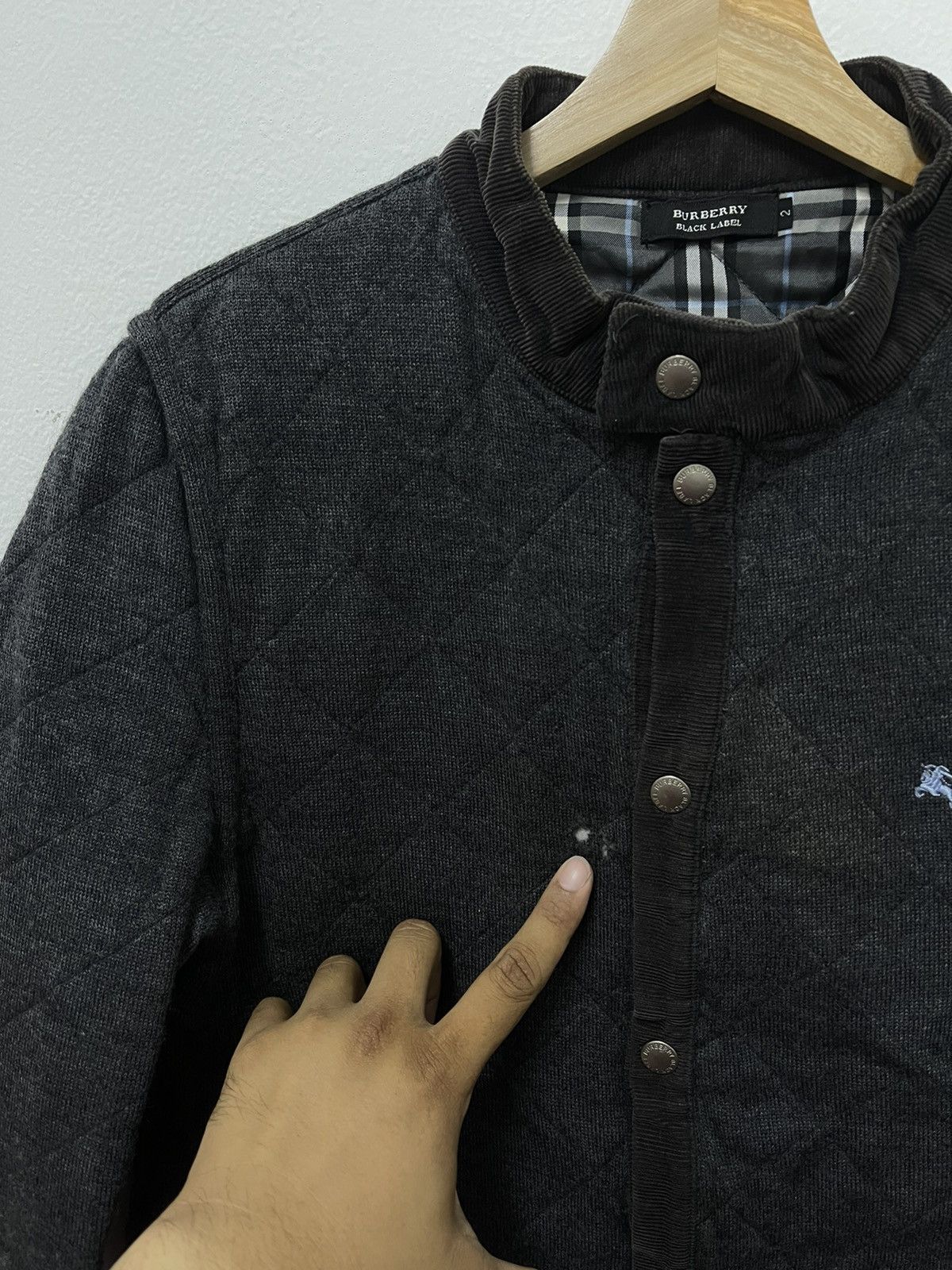 Burberry × Japanese Brand × Vintage Vintage Burberry Nova Check Design Button Up Winter Jacket Size US S / EU 44-46 / 1 - 5 Thumbnail