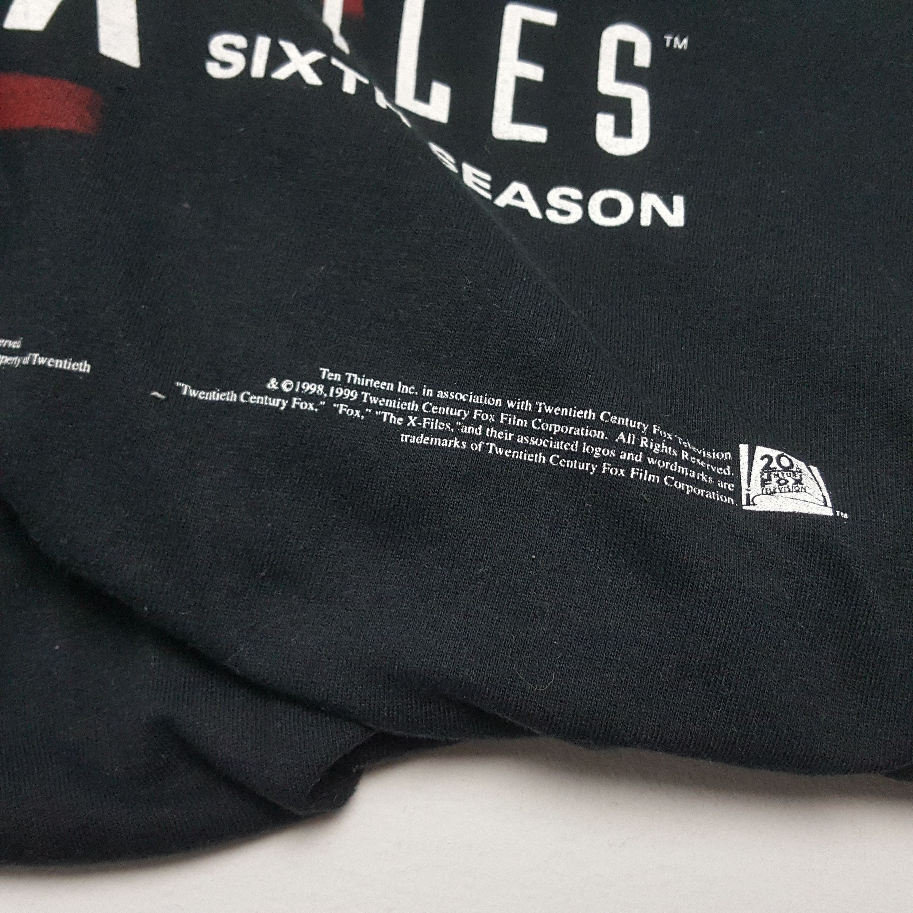 Vintage Vintage THE X-FILES Science Fiction Alien Movie T-Shirt Size US L / EU 52-54 / 3 - 6 Thumbnail