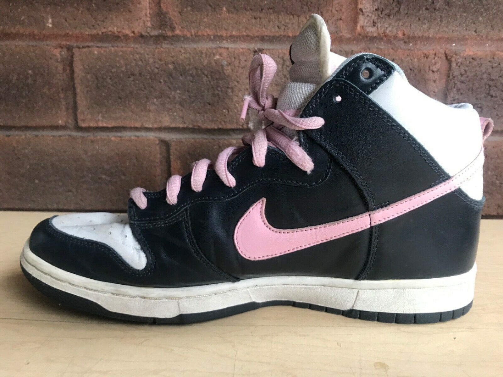 Nike NIKE SB Skateboarding Dunk High " SHY PINK " Size US 12 / EU 45 - 5 Thumbnail