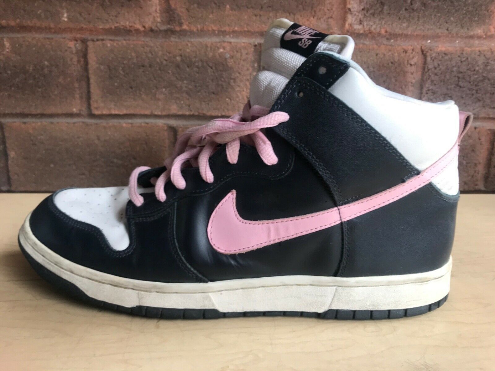 Nike NIKE SB Skateboarding Dunk High " SHY PINK " Size US 12 / EU 45 - 6 Thumbnail
