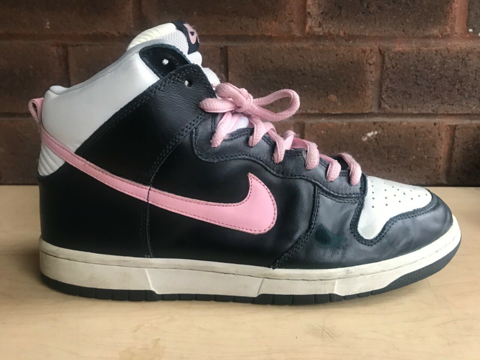 Nike NIKE SB Skateboarding Dunk High " SHY PINK " Size US 12 / EU 45 - 8 Thumbnail