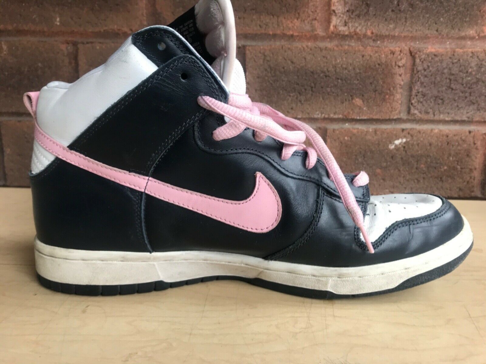 Nike NIKE SB Skateboarding Dunk High " SHY PINK " Size US 12 / EU 45 - 7 Thumbnail