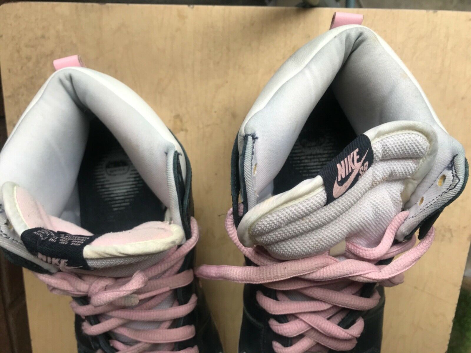 Nike NIKE SB Skateboarding Dunk High " SHY PINK " Size US 12 / EU 45 - 3 Thumbnail