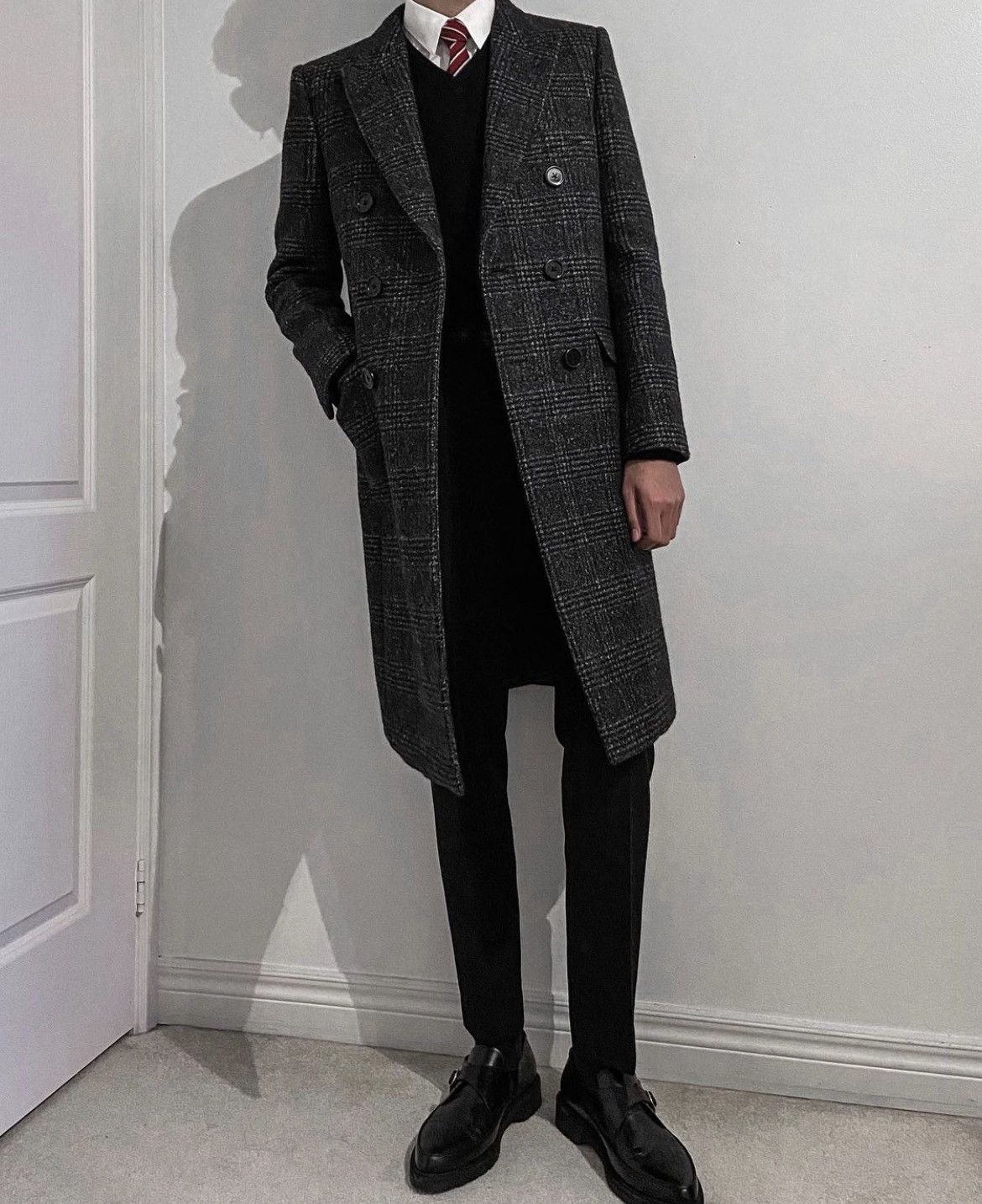 Celine × Hedi Slimane 19FW Prince of Wales Chesterfield Coat sz50/52 Size US M / EU 48-50 / 2 - 16 Thumbnail
