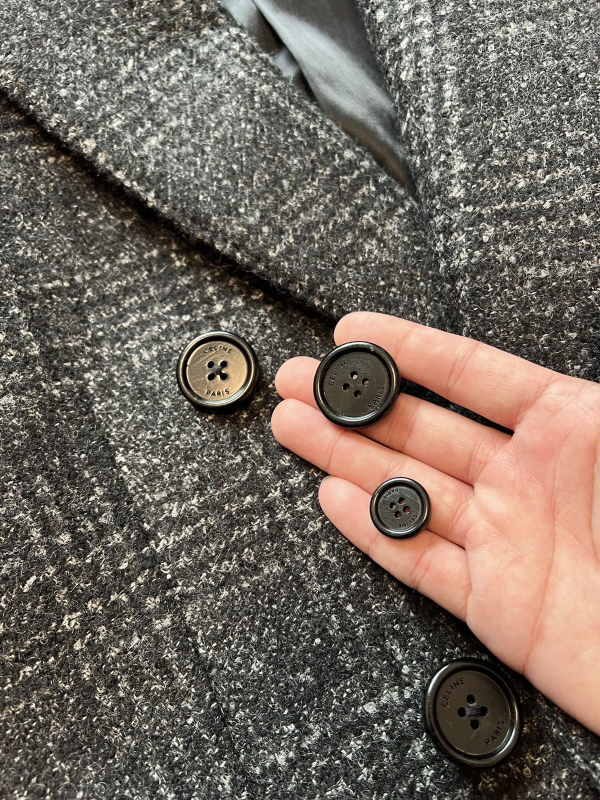 Celine × Hedi Slimane 19FW Prince of Wales Chesterfield Coat sz50/52 Size US M / EU 48-50 / 2 - 11 Thumbnail