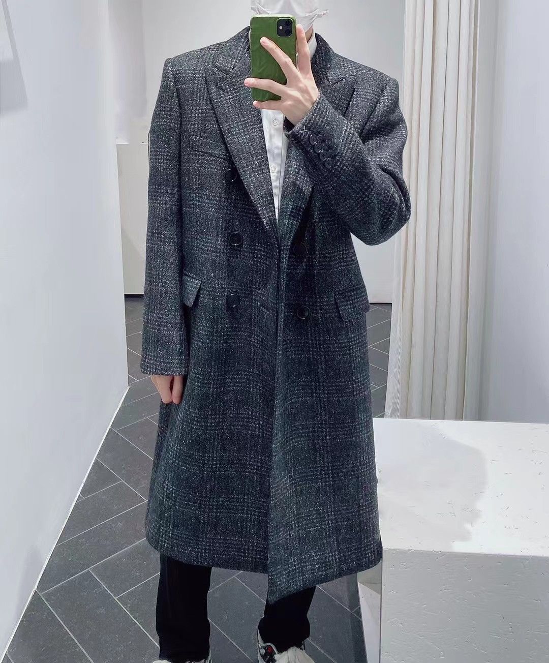 Celine × Hedi Slimane 19FW Prince of Wales Chesterfield Coat sz50/52 Size US M / EU 48-50 / 2 - 21 Thumbnail