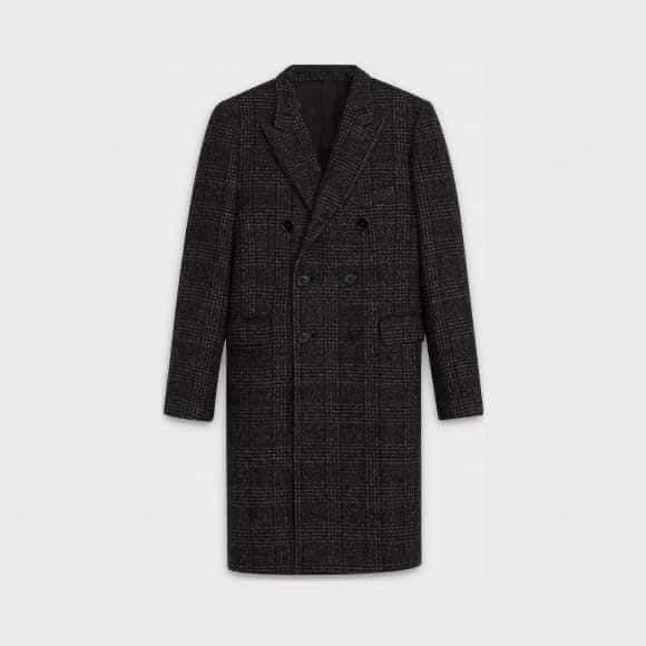 Celine × Hedi Slimane 19FW Prince of Wales Chesterfield Coat sz50/52 Size US M / EU 48-50 / 2 - 14 Thumbnail