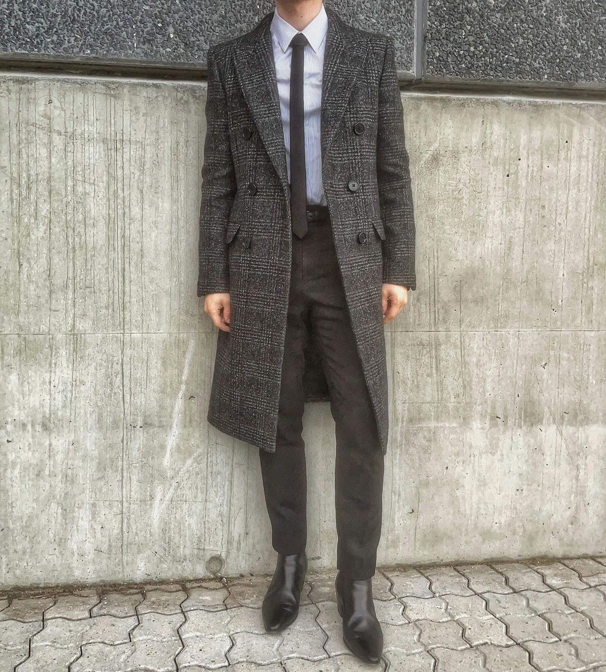 Celine × Hedi Slimane 19FW Prince of Wales Chesterfield Coat sz50/52 Size US M / EU 48-50 / 2 - 17 Thumbnail