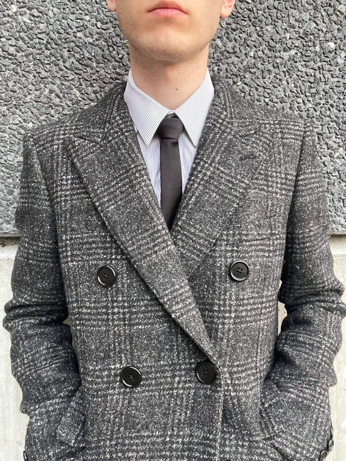 Celine × Hedi Slimane 19FW Prince of Wales Chesterfield Coat sz50/52 Size US M / EU 48-50 / 2 - 18 Thumbnail