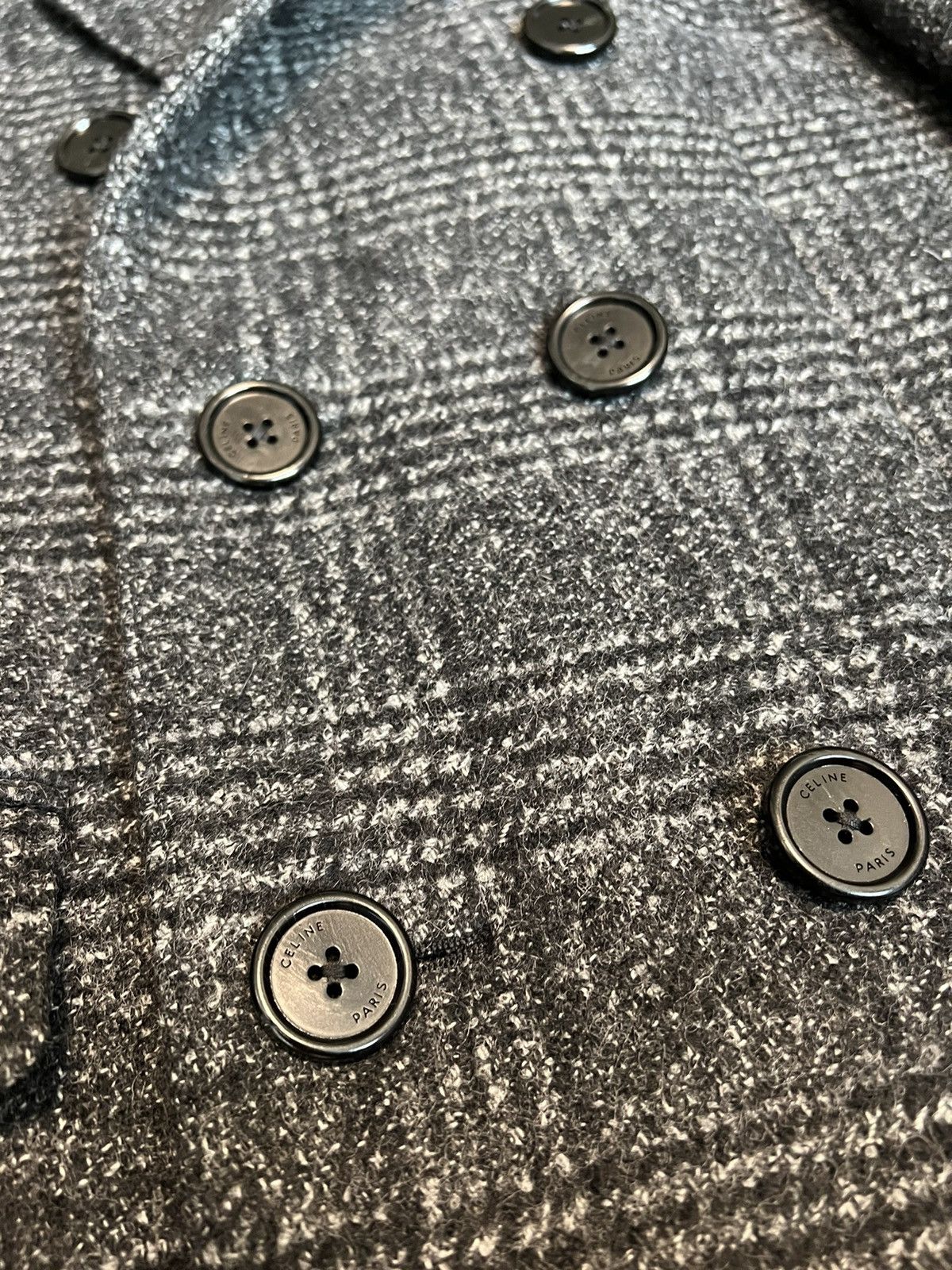 Celine × Hedi Slimane 19FW Prince of Wales Chesterfield Coat sz50/52 Size US M / EU 48-50 / 2 - 5 Thumbnail