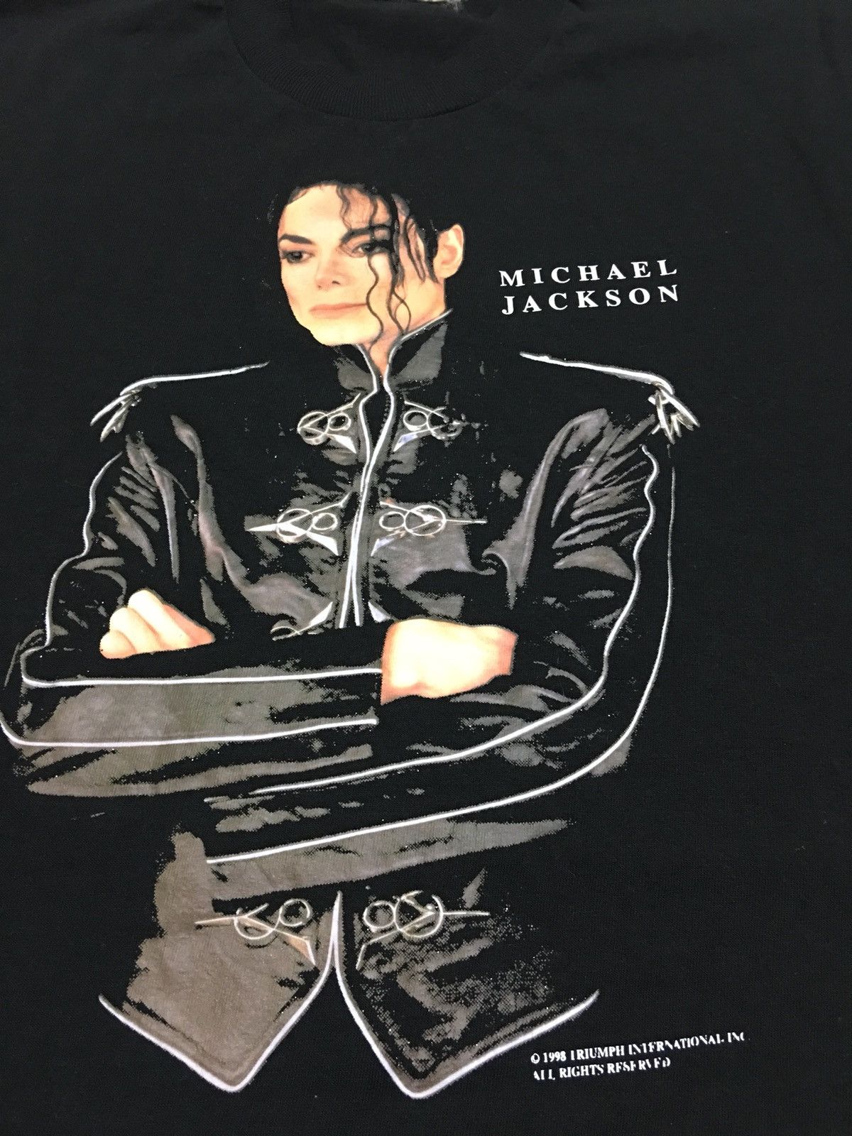 Band Tees Vintage 90s Michael jackson king of pop band shirt Size US L / EU 52-54 / 3 - 4 Thumbnail
