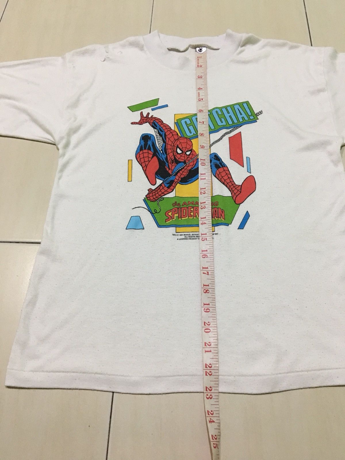 Marvel Comics Vintage 90s Distressed Spiderman Marvel Longsleve Shirt Size US M / EU 48-50 / 2 - 8 Thumbnail