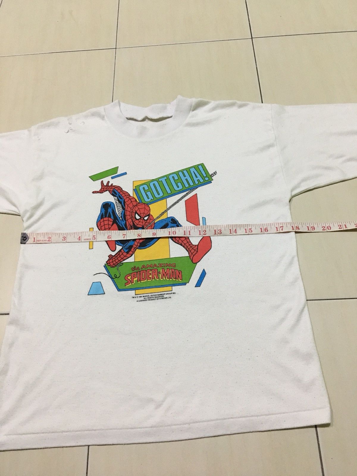 Marvel Comics Vintage 90s Distressed Spiderman Marvel Longsleve Shirt Size US M / EU 48-50 / 2 - 7 Thumbnail