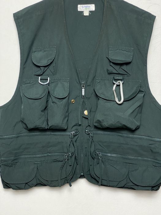 Vintage Green Fishing Vest