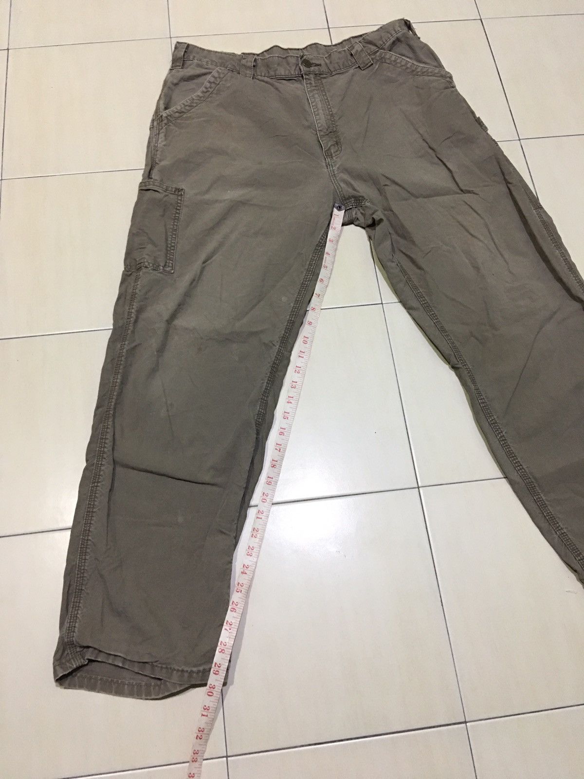 Carhartt Carhartt Cargo Military Trouser Cotton Shorts Size US 35 - 8 Thumbnail