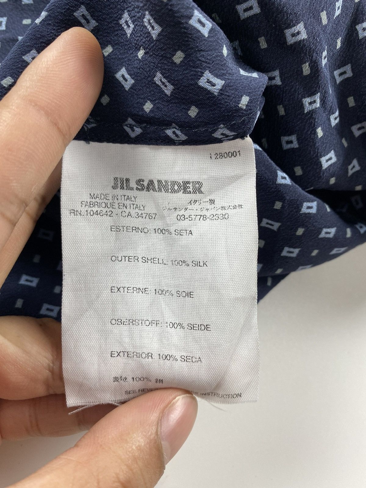 Jil Sander Jil Sander Silk Shirt Size US M / EU 48-50 / 2 - 7 Thumbnail