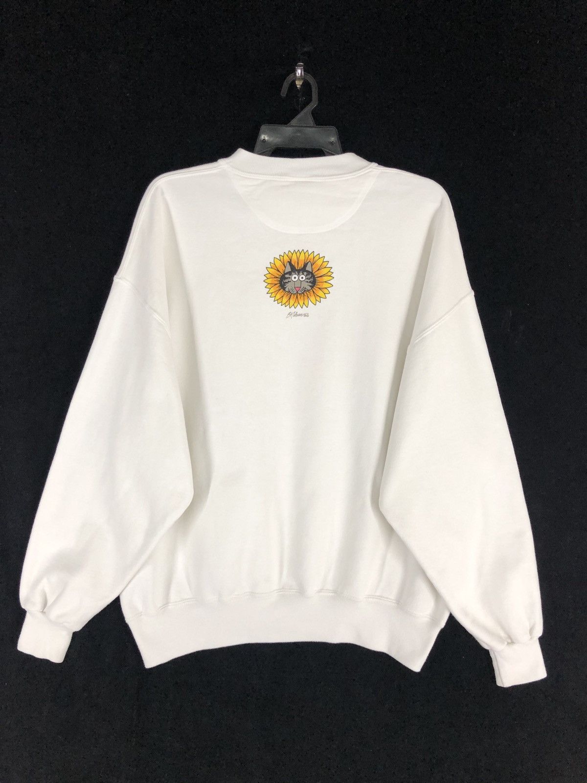 Other Vintage Bkliban Cat Hawaii Crazy Sweatshirt Tee Usa Size US L / EU 52-54 / 3 - 2 Thumbnail