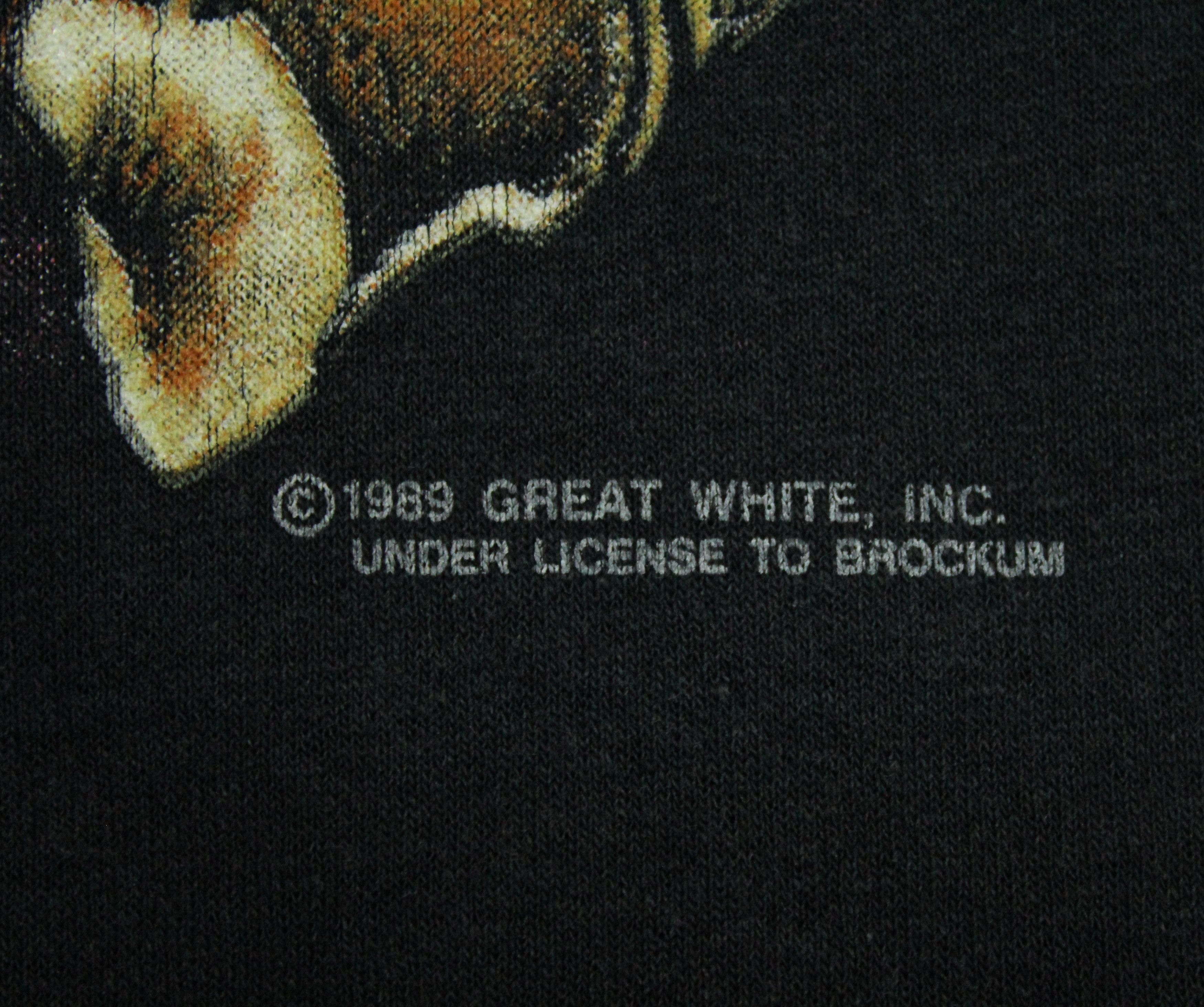 Vintage Vintage 80s MISTA BONE GREAT WHITE T Shirt Distressed Size US M / EU 48-50 / 2 - 7 Thumbnail